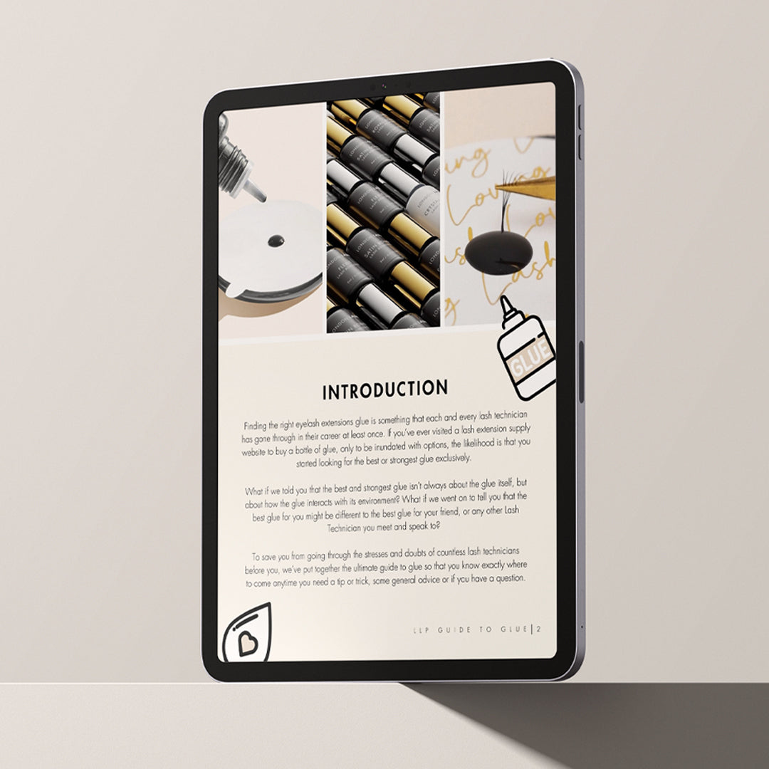 Ebook : Le guide ultime de la colle pour extensions de cils